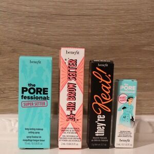 Benefit Bundle Mini Makeup Set – POREfessional, Brow Setter, Mascara, Primer